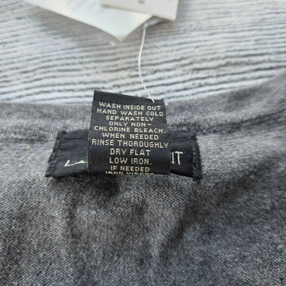 Lane Bryant NWT 18/20 button up top sweater with sequins plus size Gray - Picture 7 of 12